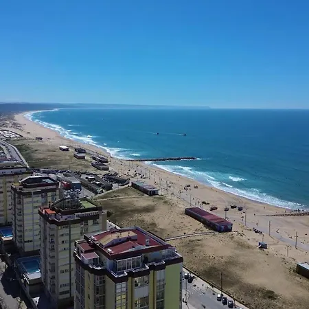 Front Costa Caparica Lisbon דירה